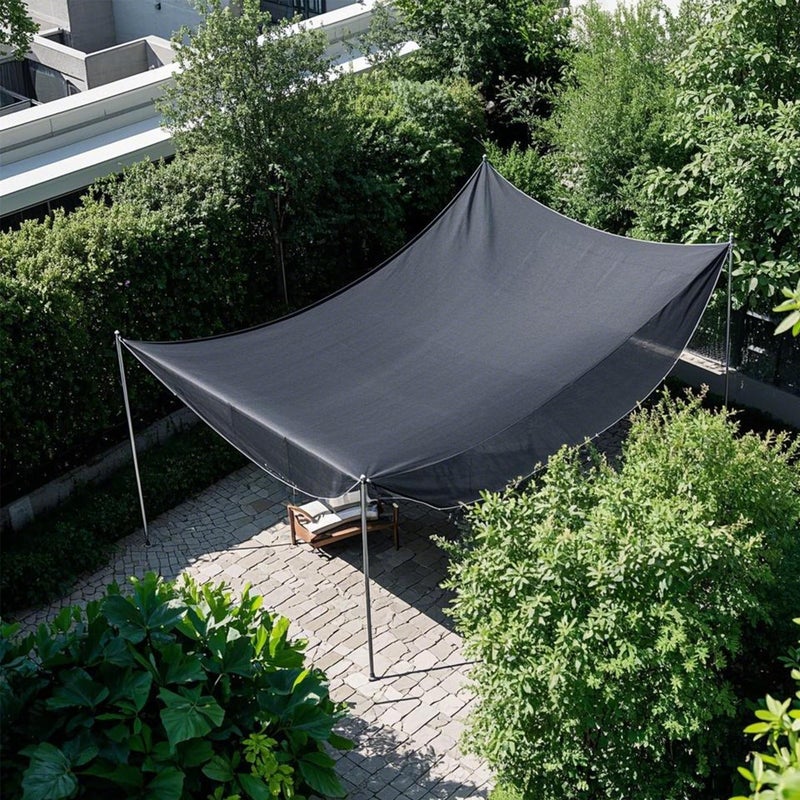 winemana 90% Black Shade Cloth  3.3 x 10 FT Garden Mesh Tarp for Plants Heat Protection with Grommets  Sunshade Plant Cover for Greenhouse  Barns Kennel  Outdoor Netting Screens for Patio & Porch - Image 2